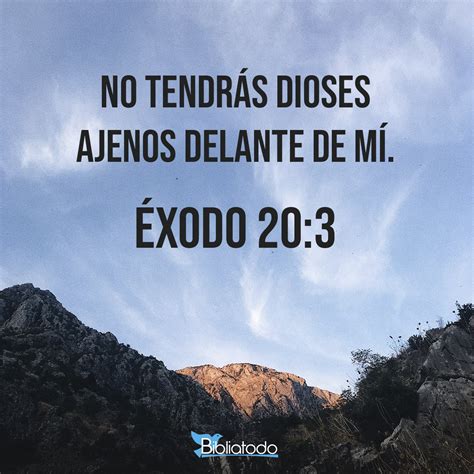 Exodo 20:3.